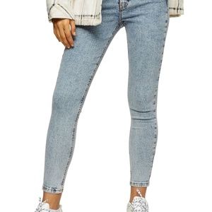 Top shop acid wash Leigh jean